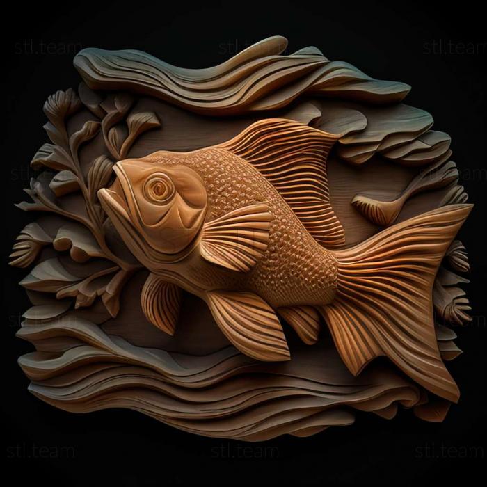 3D модель Карликова риба нанностомус (STL)
